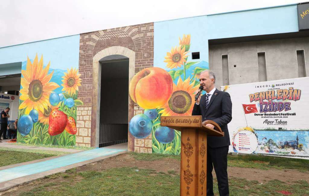 İnegöl, Uluslararası Duvar Resimleri Festivali ile sanatla buluştu İnegöl, sanat adına bir