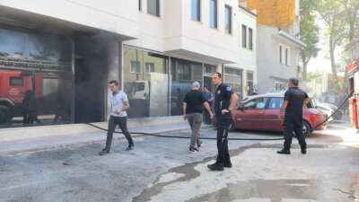 İnegöl’de korkutan yangın