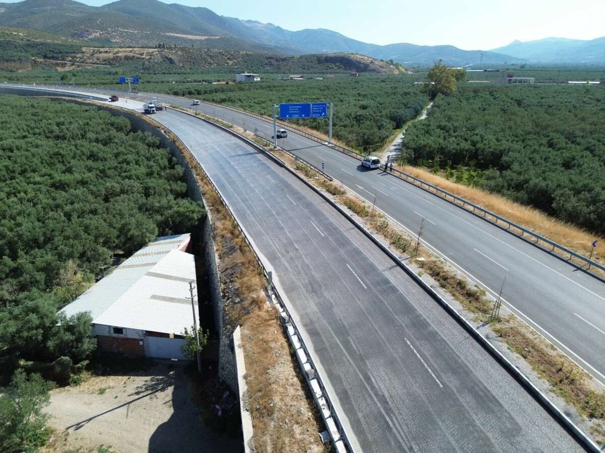 İznik çevre yolunda son dokunuş
