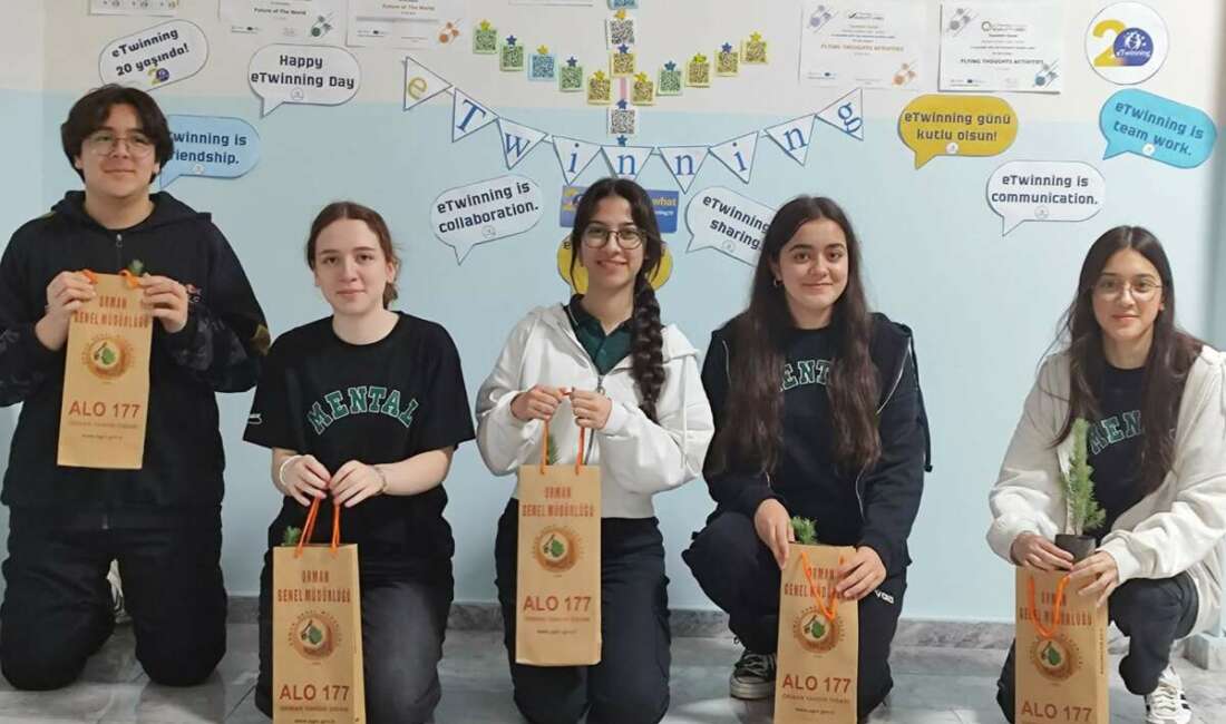 Menteşe Anadolu Lisesi’nin eTwinning projesine ulusal kalite etiketi Orman Bölge Müdürlüğü ile