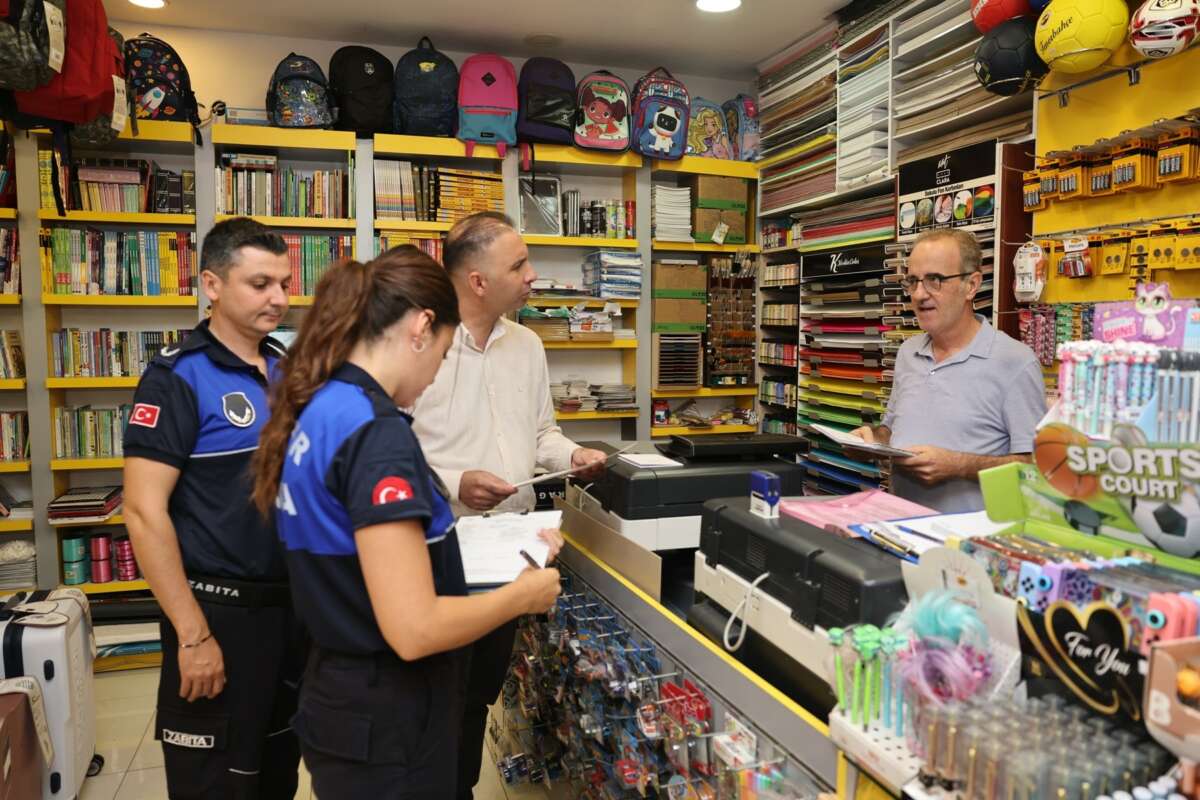 Nilüfer’de okul kantinleri ve kırtasiyelere kapsamlı denetim