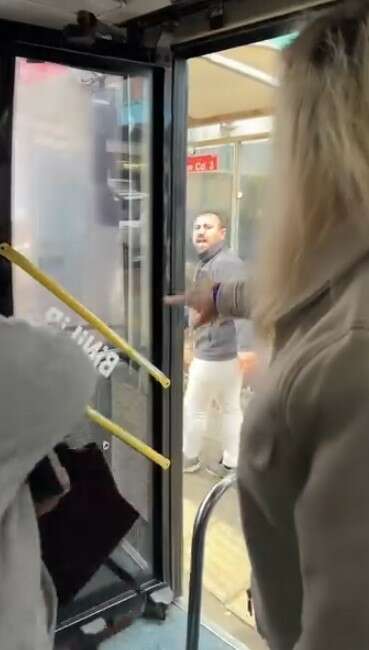 Bursa'da bir otobüs sürücüsünün