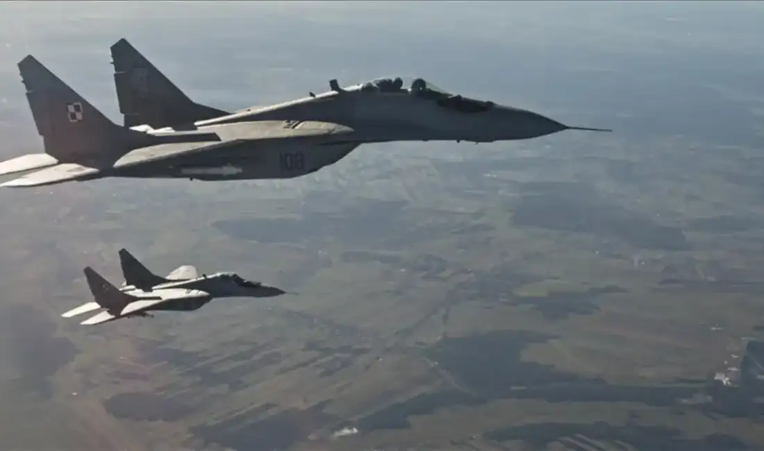 Polonya, hava sahasının Rus