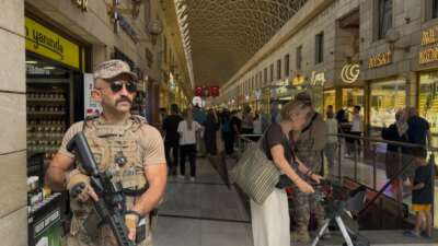 Tarihi çarşı özel harekata emanet