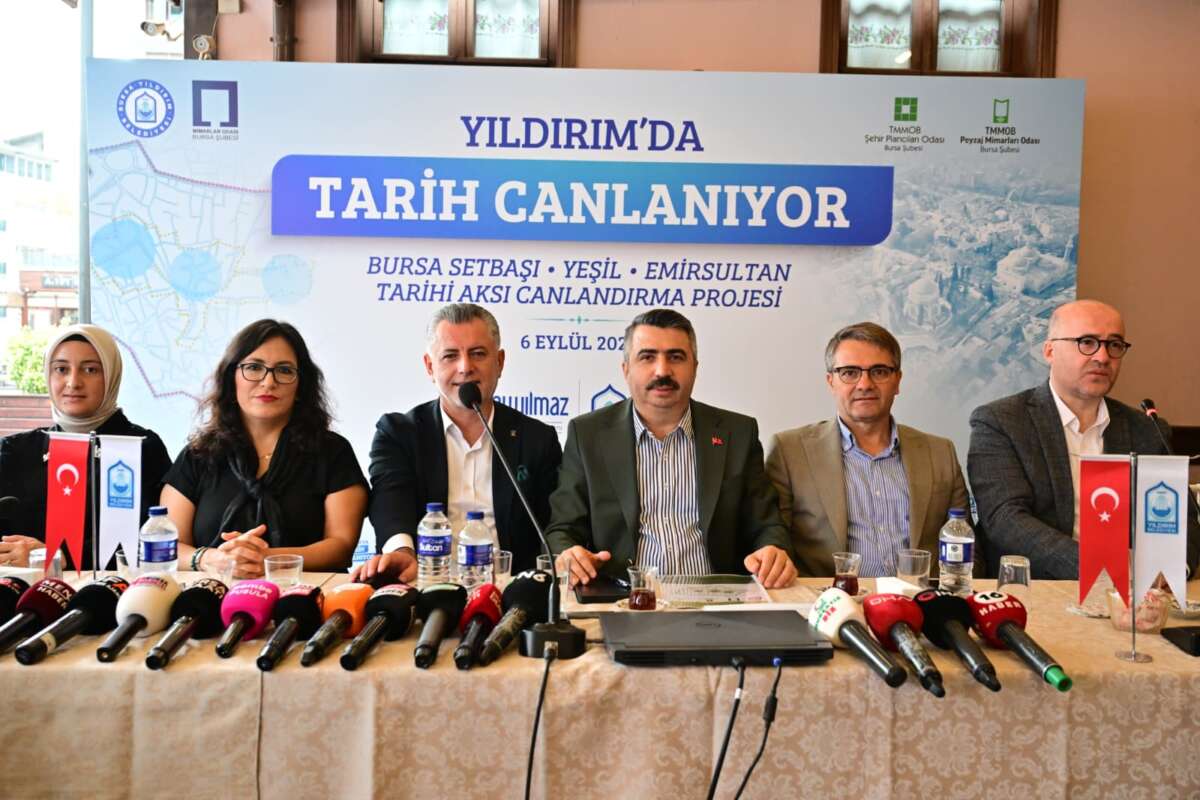 Yıldırım’dan Bursa’nın tarihi bölgesine dünyada ses getirecek proje