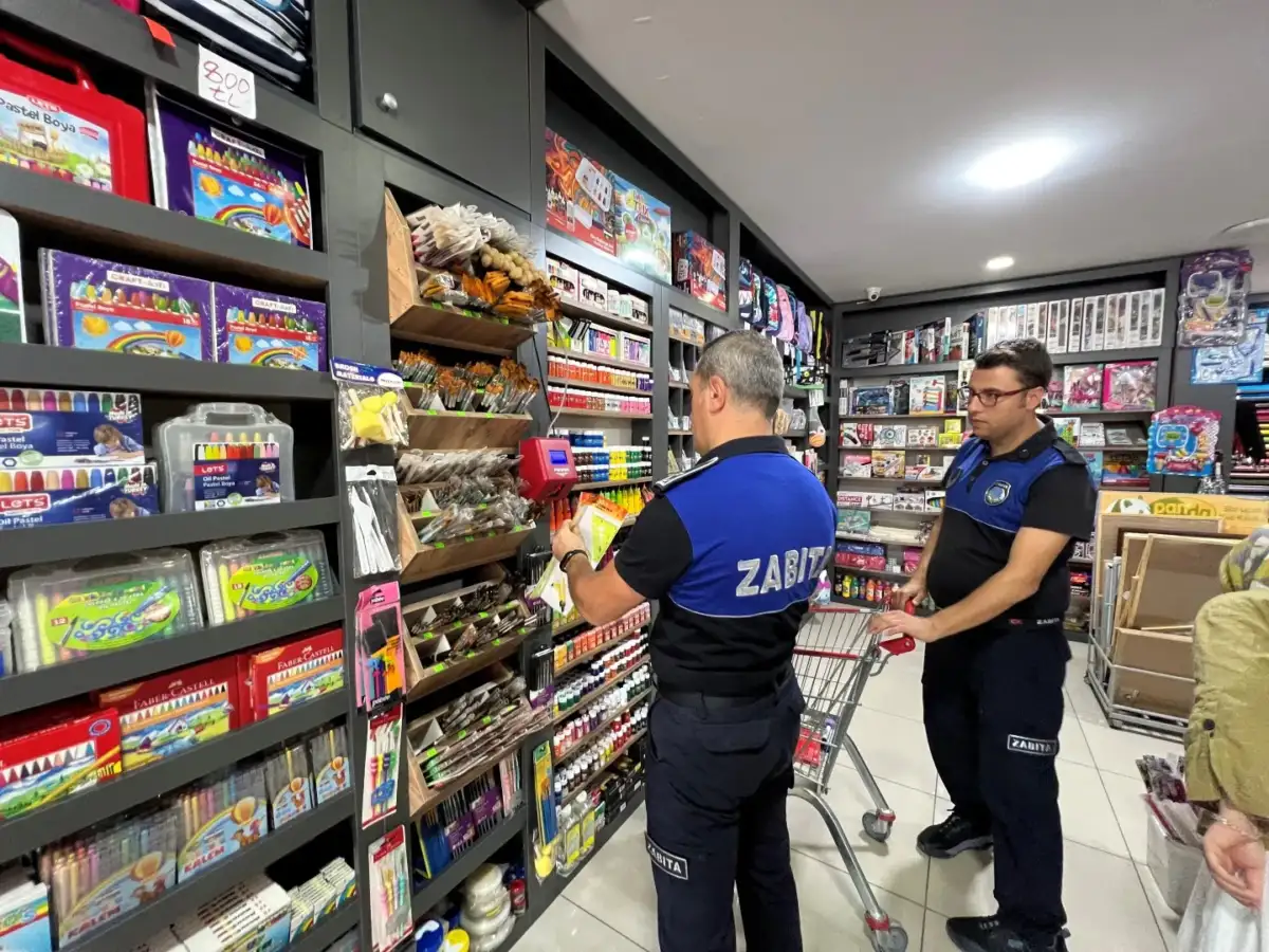 Zabıtadan kırtasiyelere sıkı denetim
