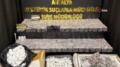 Yerlikaya: 1 ton 183 kilo uyuşturucu ve 2,8 milyon hap ele geçirildi