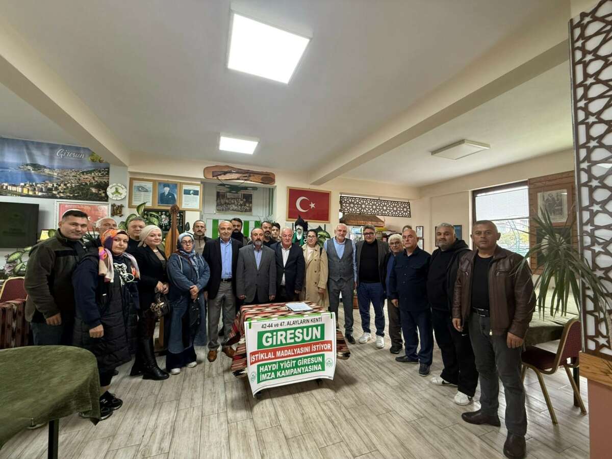 “Giresun İstiklal Madalyası’nı istiyor” kampanyasına Bursa’dan destek