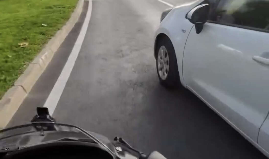 Bursa'da seyir halindeki bir