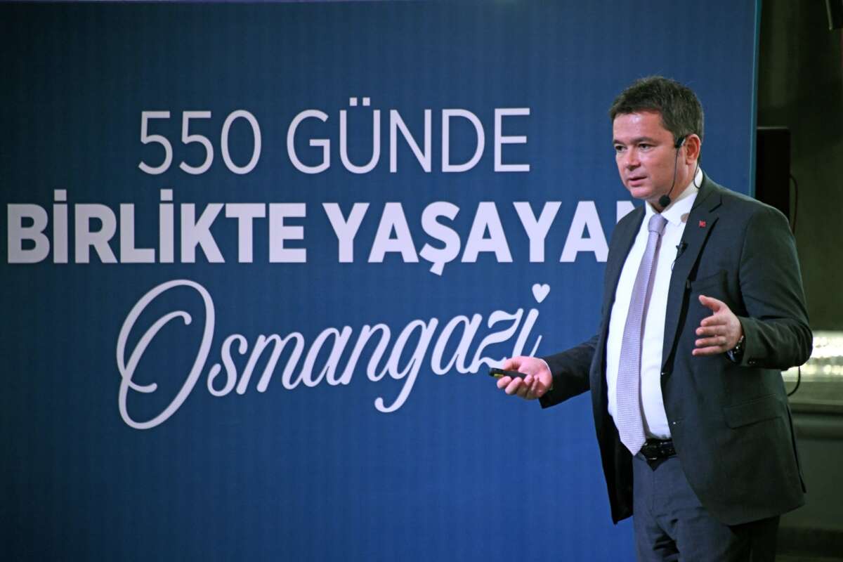 Başkan Aydın Osmangazi’nin 550 günlük karnesini açıkladı