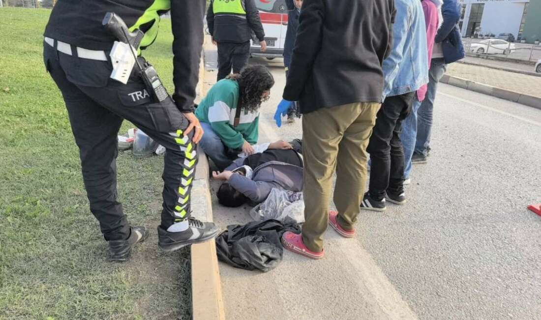 Bursa'nın İnegöl ilçesinde otomobilin