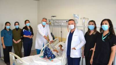 Baba 13 yaşındaki oğluna hayat verdi