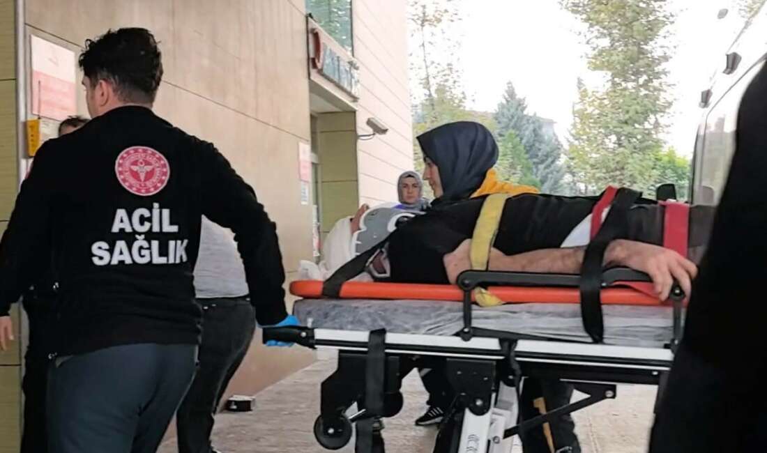 Başına makine çarpan işçi kanlar içinde kaldı Bursa'nın İnegöl ilçesinde bir