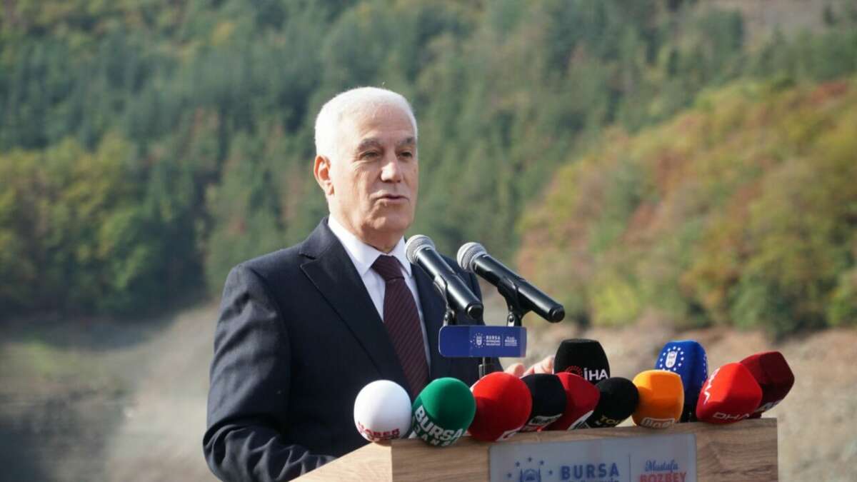 Başkan Bozbey Doğancı Barajı’nda konuştu: “Su tükendi sanılmasın, kriz kontrol altında”