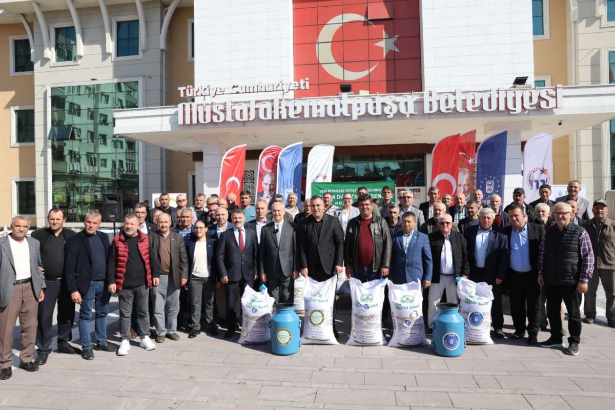 Bursa Büyükşehir ile tarlalar bereketleniyor