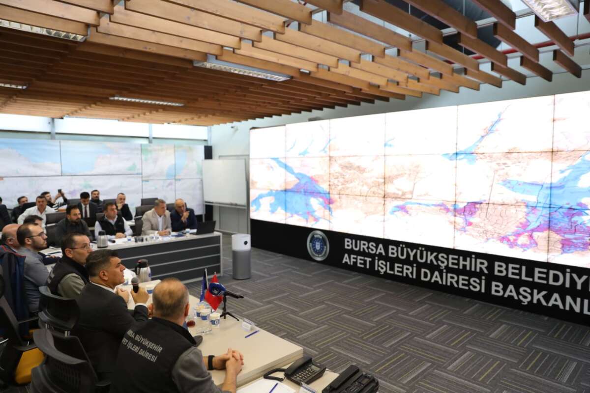 Bursa Büyükşehir, olası acil durumlara karşı hazır
