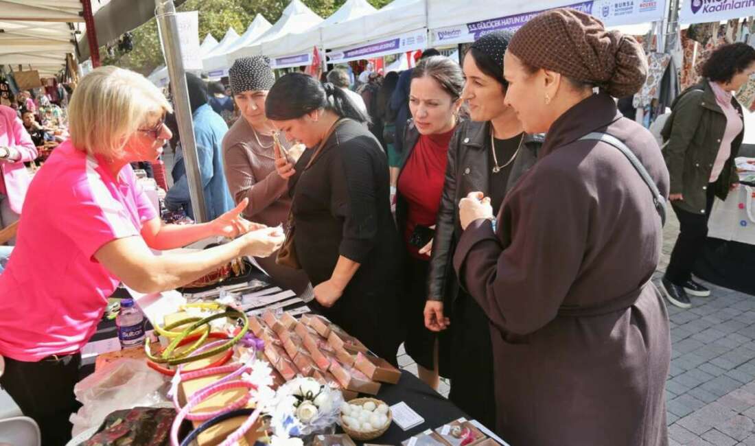 Bursa Heykel’de meydan kadınların Büyükşehir Belediyesi’nin ‘Meydan Kadınların’