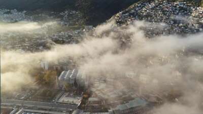 Bursa güne sisle uyandı