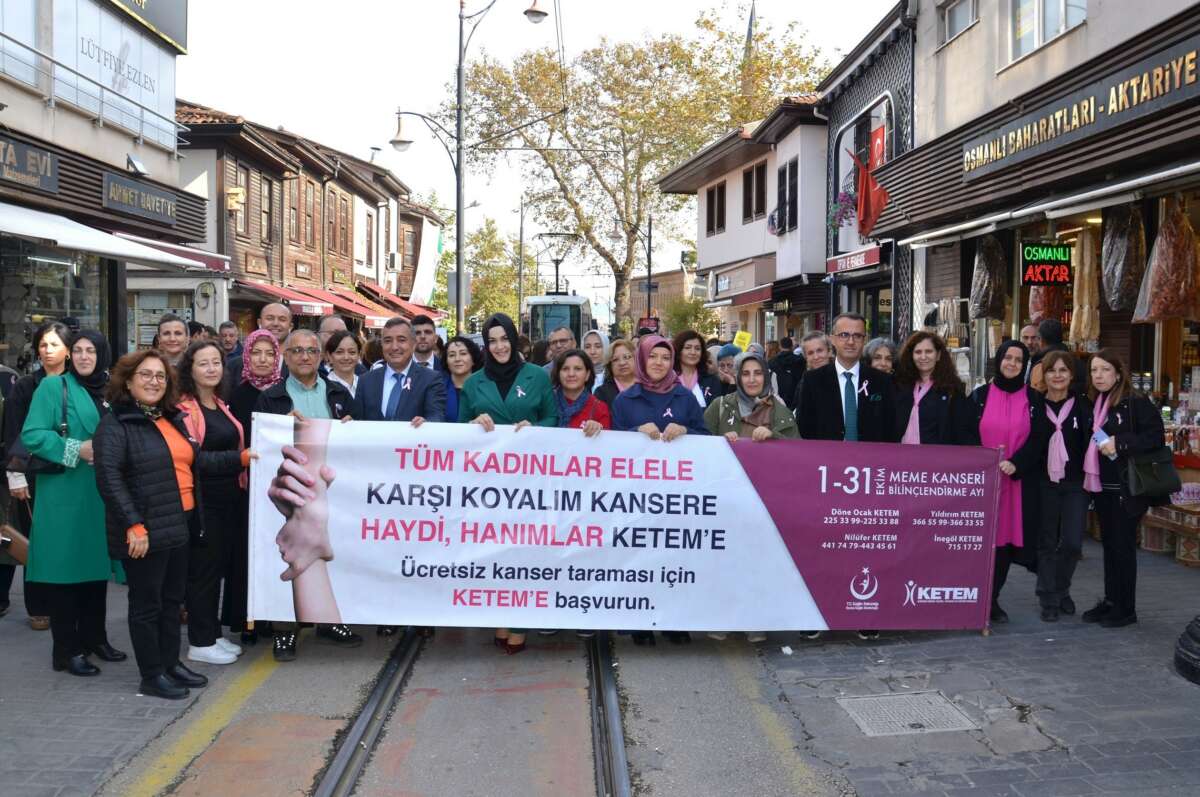 Bursa surlarında ‘Meme kanseri’ farkındalığı