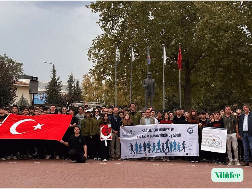 Bursa’da “Dünya Yürüyüş Günü” coşkusu “Dünya Yürüyüş Günü” kapsamında