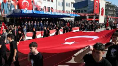 Bursa’da Cumhuriyet Bayramı coşkusu