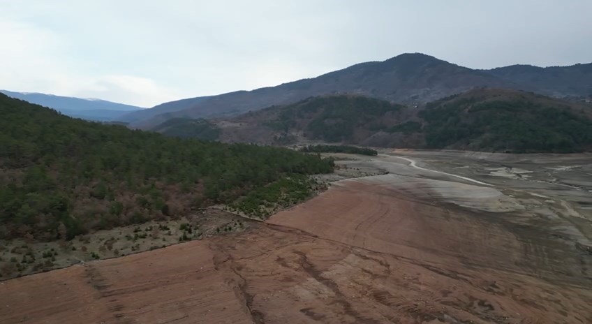 Bursa’da Doğancı Barajı’nda da doluluk oranı yüzde ‘0’ı gördü