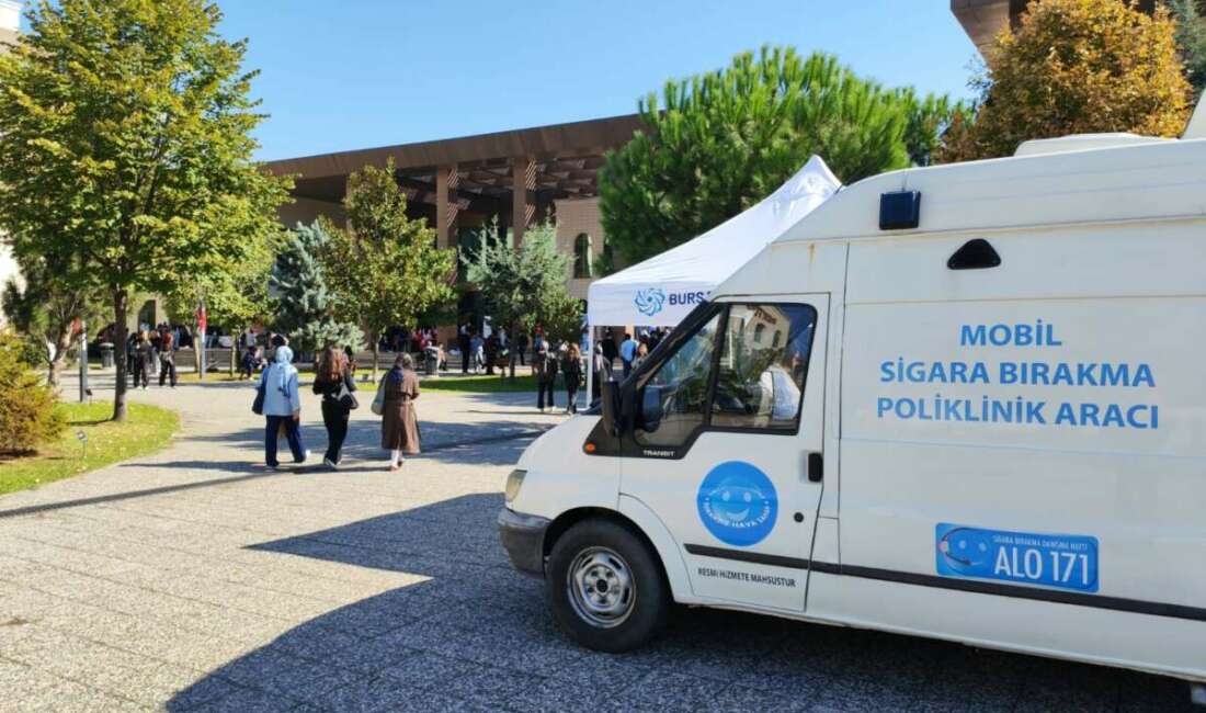 Bursa’da Mobil ekipler vatandaşları sigara bırakmaya teşvik ediyor Sağlık Bakanlığı tarafından, tütün