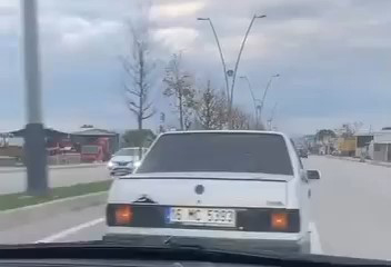 Bursa’da tartıştığı sürücünün önünü