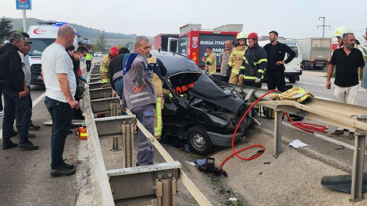 Bursa’da feci kaza: 4 yaralı