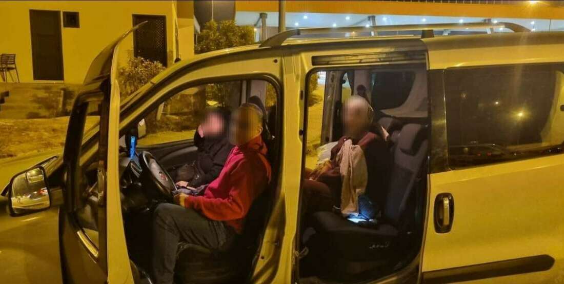 Bursa'da bir ticari araca