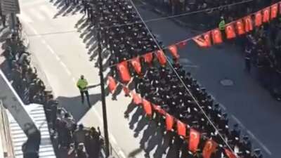 Bursa’da gurur veren görüntüler