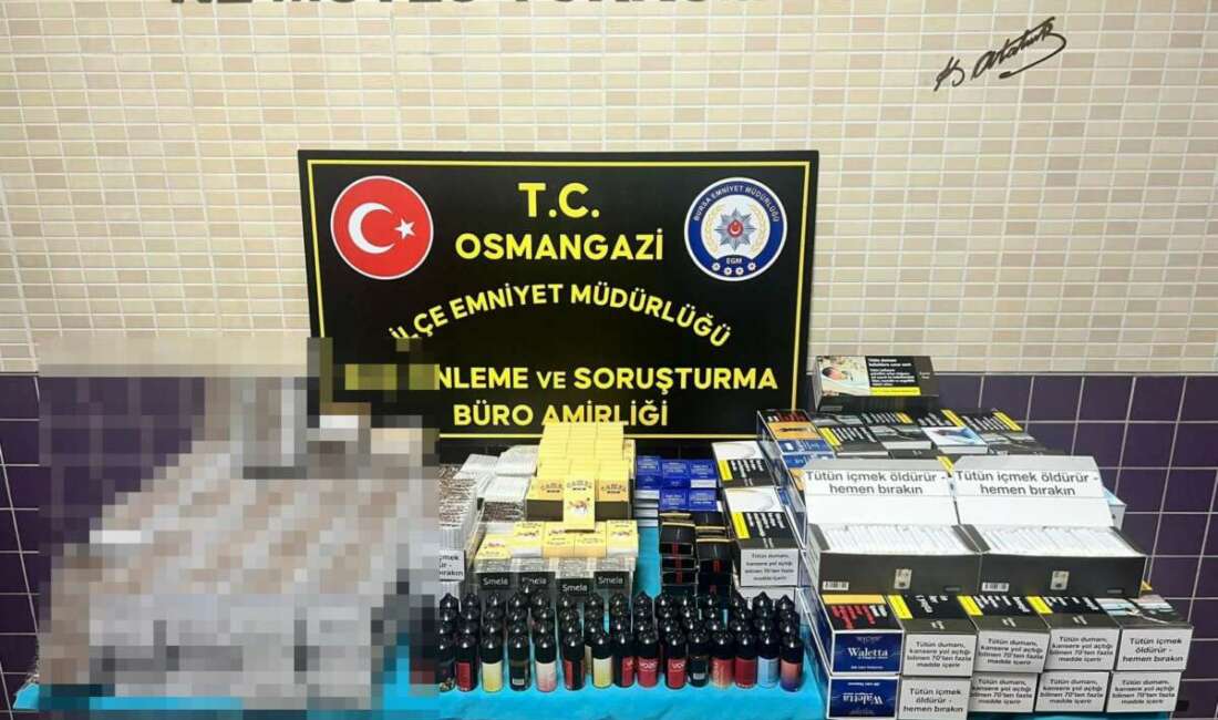 Bursa’nın Osmangazi ilçesinde kaçak