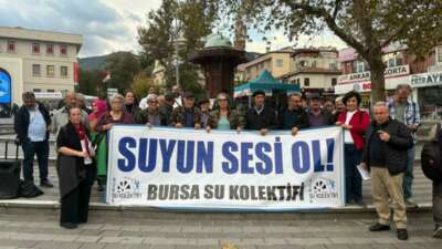 Bursa’da su krizi protestosu: Kolektiften uyarı ve talepler
