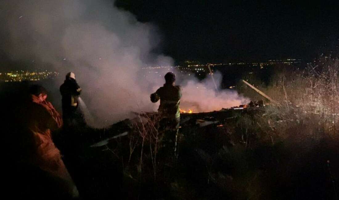 Bursa'nın İnegöl ilçesinde tarladaki