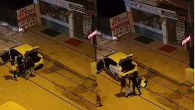 Bursa’da tartıştığı kadını yerde sürükledi: O anlar kamerada