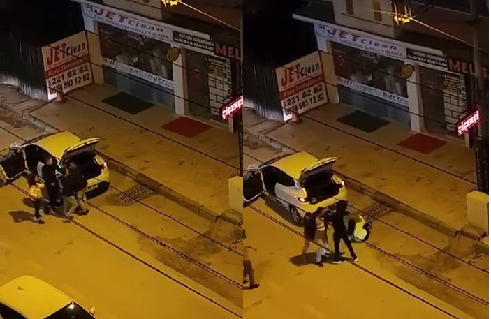 Bursa’da tartıştığı kadını yerde sürükledi: O anlar kamerada