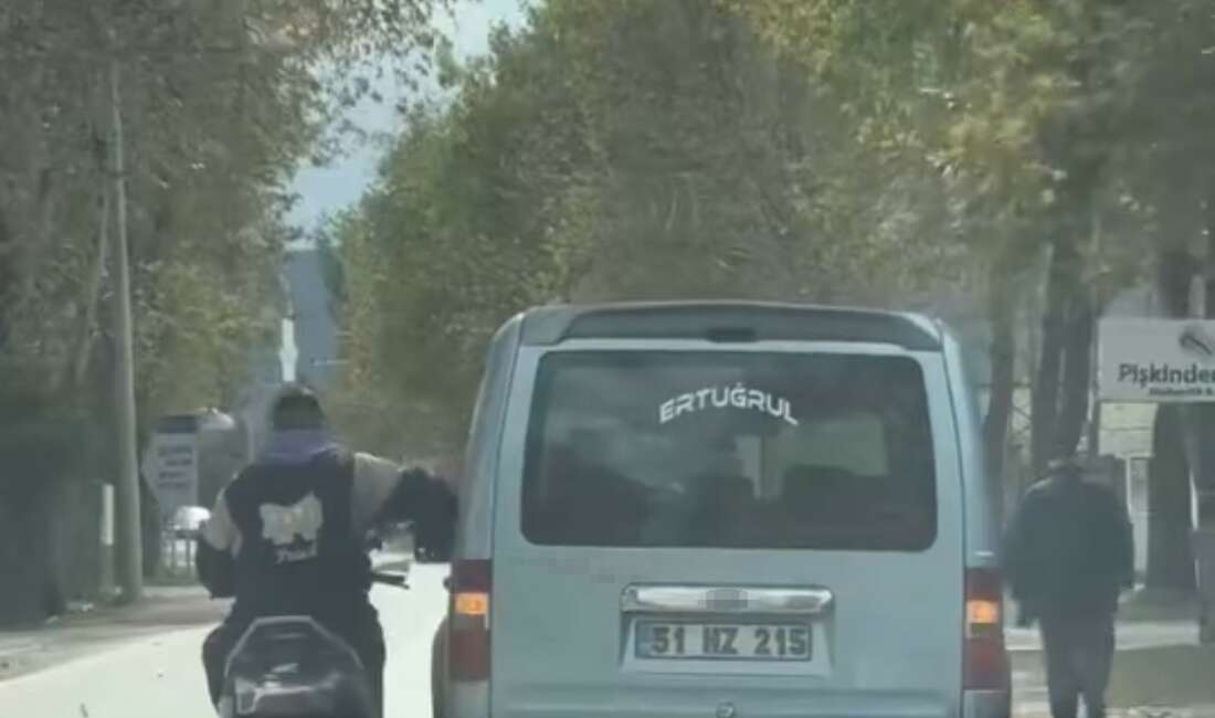 Bursa’da bir motosiklet sürücüsü