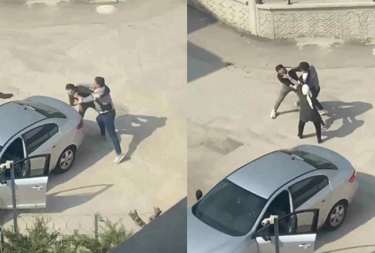 Bursa’da yol kavgası: Sopalar ve yumruklar havada