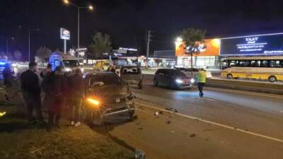 Bursa’da zincirleme kaza: 3 yaralı