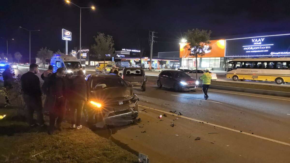 Bursa’da zincirleme kaza: 3 yaralı