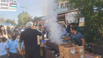 Bursa’nın Çeltik Mahallesinden Gazze’ye destek