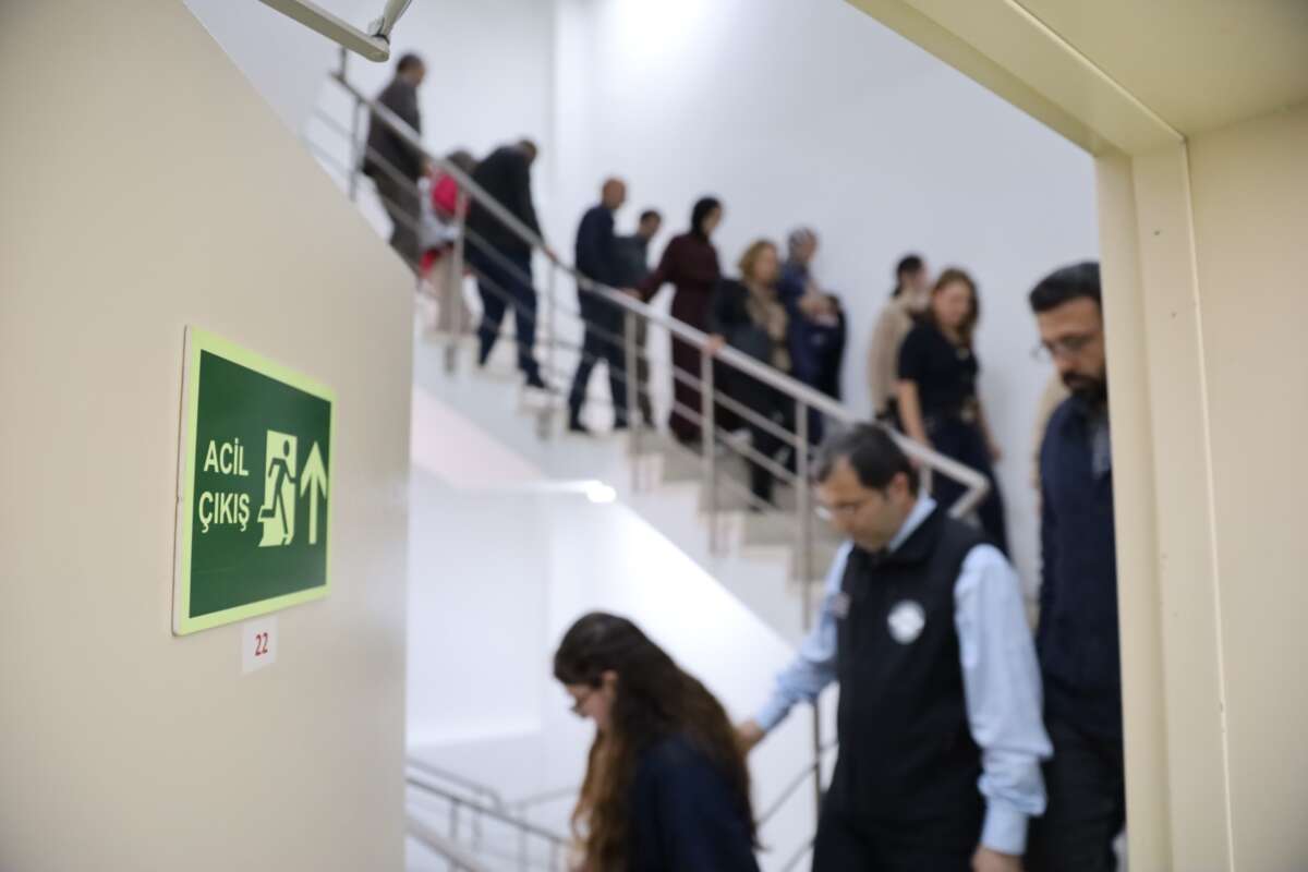 Bursa Büyükşehir Belediyesi’nde gerçeği aratmayan tatbikat