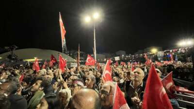 CHP Genel Başkanı Özel, Küçükçekmece’deki mitingde konuştu