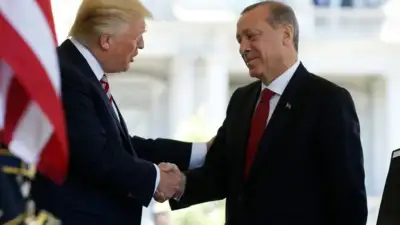 Cumhurbaşkanı Erdoğan, ABD Başkanı Trump ile görüştü