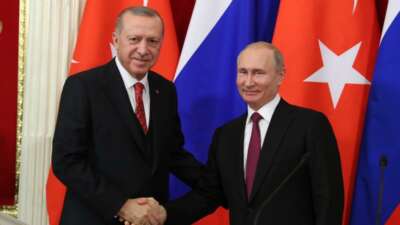 Cumhurbaşkanı Erdoğan, Putin’le görüştü