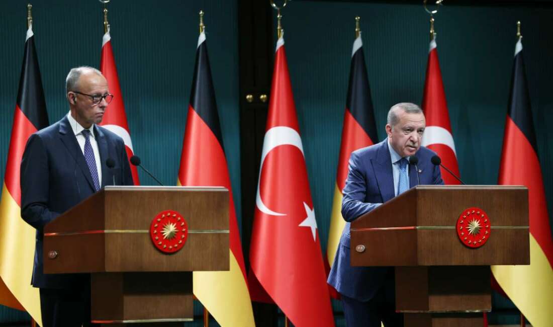 Cumhurbaşkanı Recep Tayyip Erdoğan, Almanya Başbakanı Friedrich
