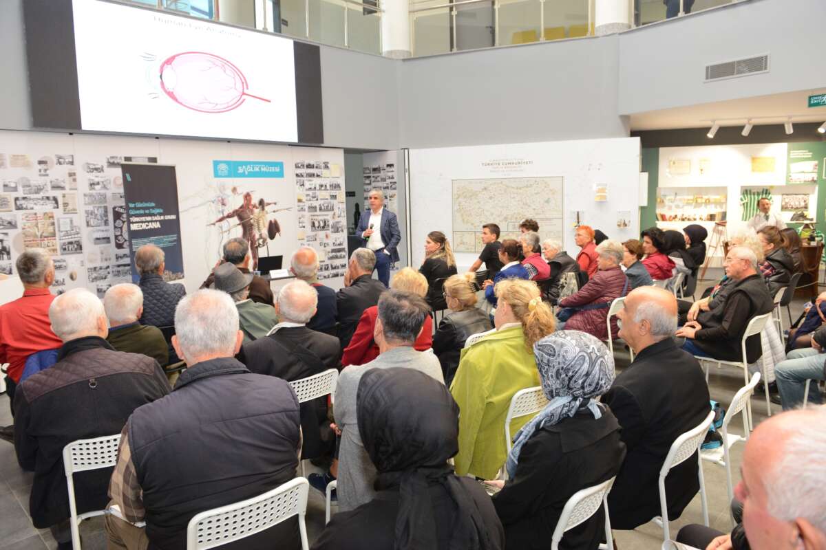 Nilüfer’de göz hastalıkları ve tedavileri anlatıldı