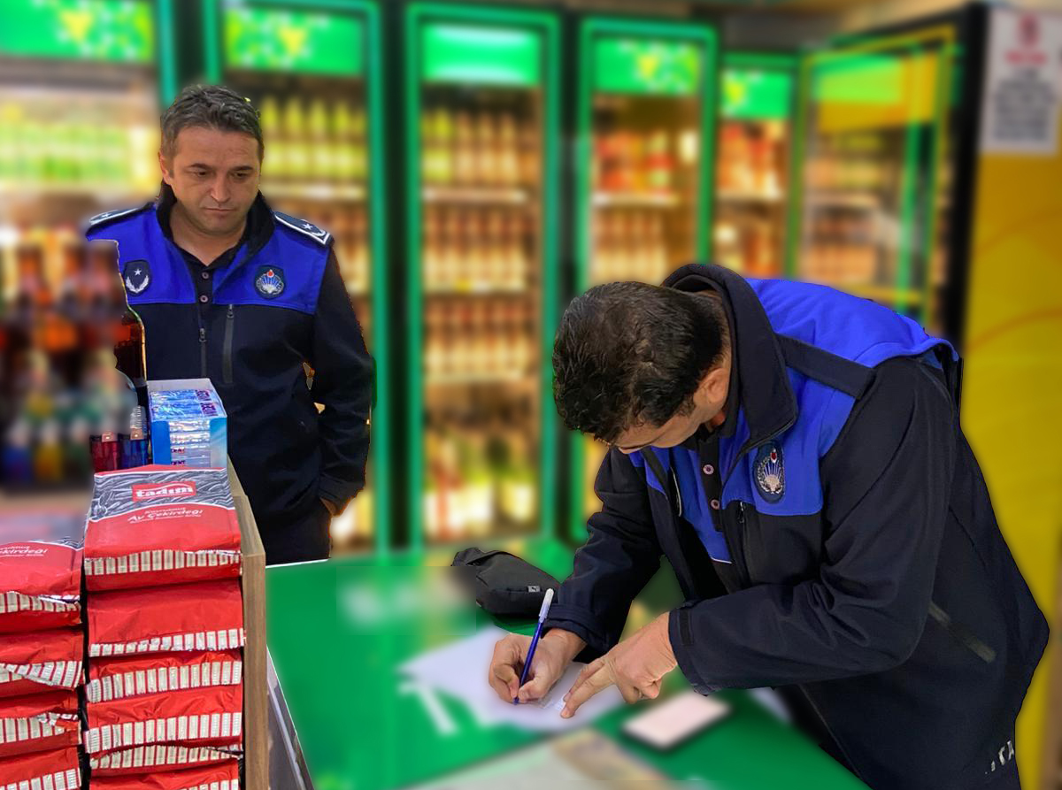 İnegöl Zabıta Müdürlüğü’nden tekel bayilere denetim