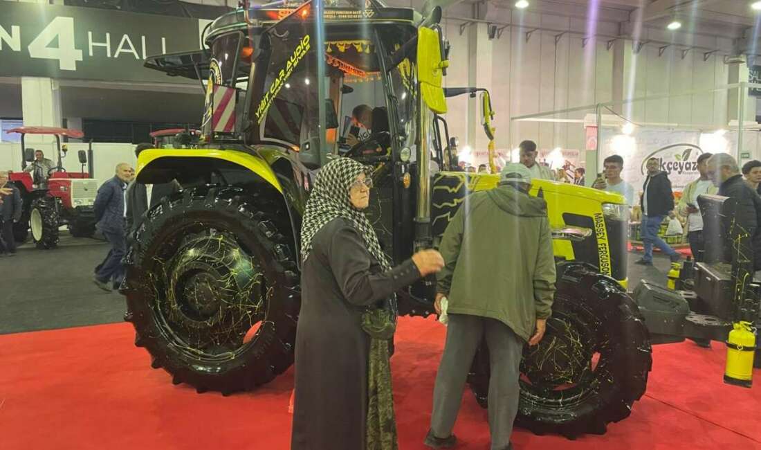 Bursa'da düzenlenen Bursa Tarım Fuarı'nda sergilenen