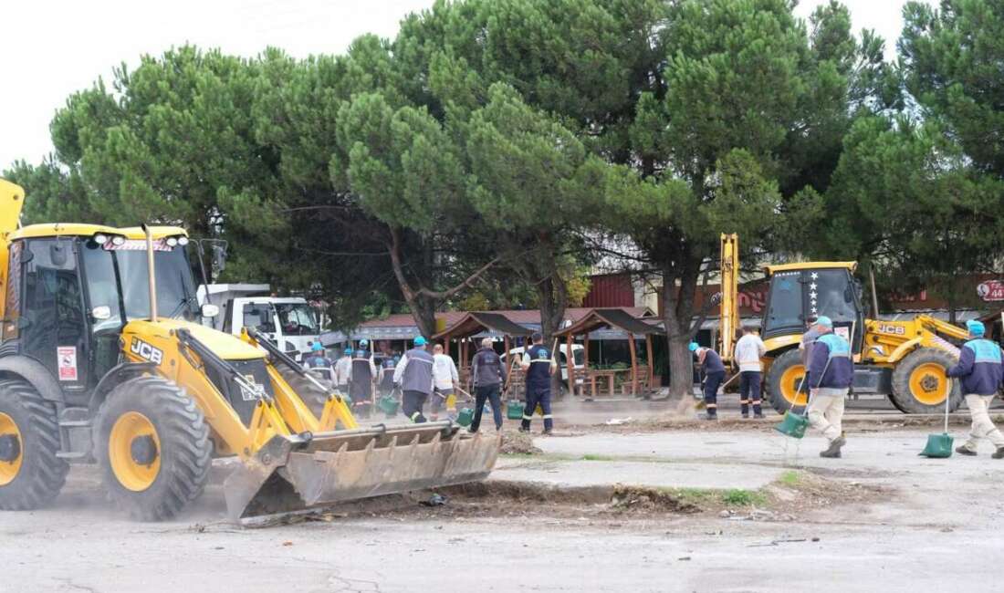 Nilüfer Belediyesi ekipleri, Bursa Beşevler Sanayi